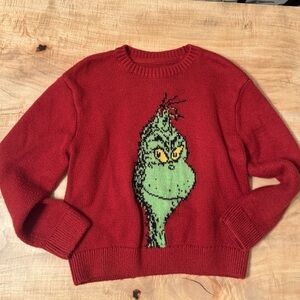 Abercrombie & Fitch The Grinch Christmas sweater size 7/8